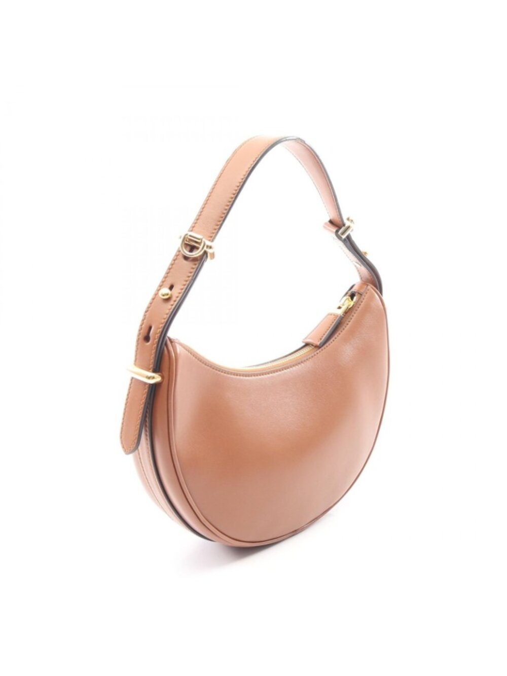 Prada Handbag Small 2-Way Brown Leather Shoulder - Picture 2 of 8